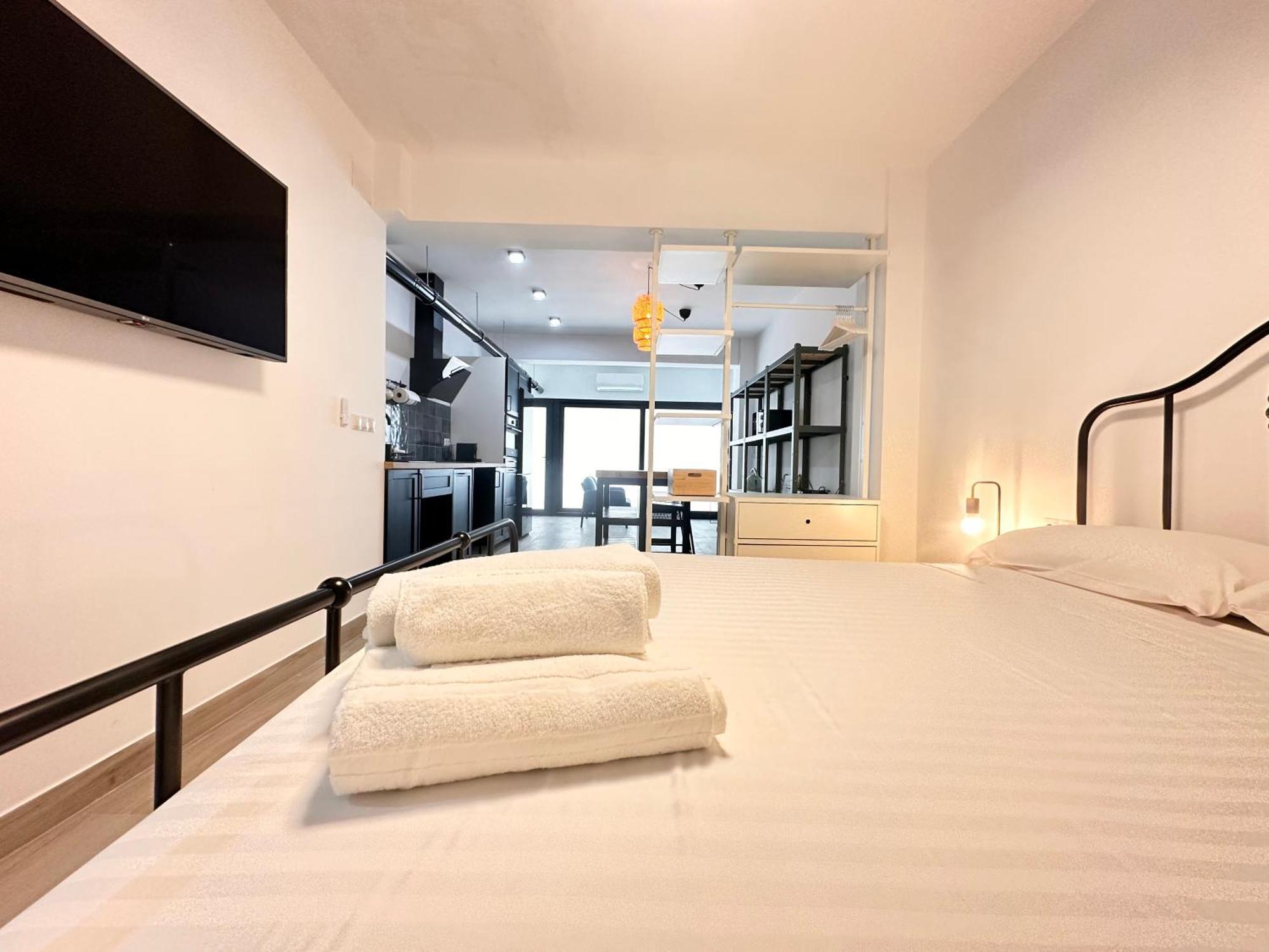 Apartamento Alberola Industrial Style Valencia Exterior foto